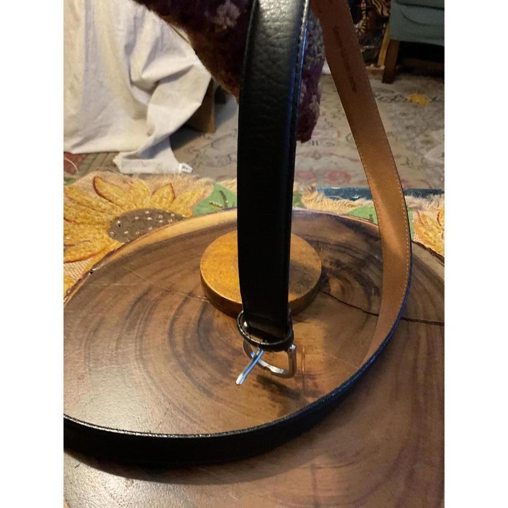 L.L. Bean Men's Genuine Full Grain Leather Belt - Classic Black